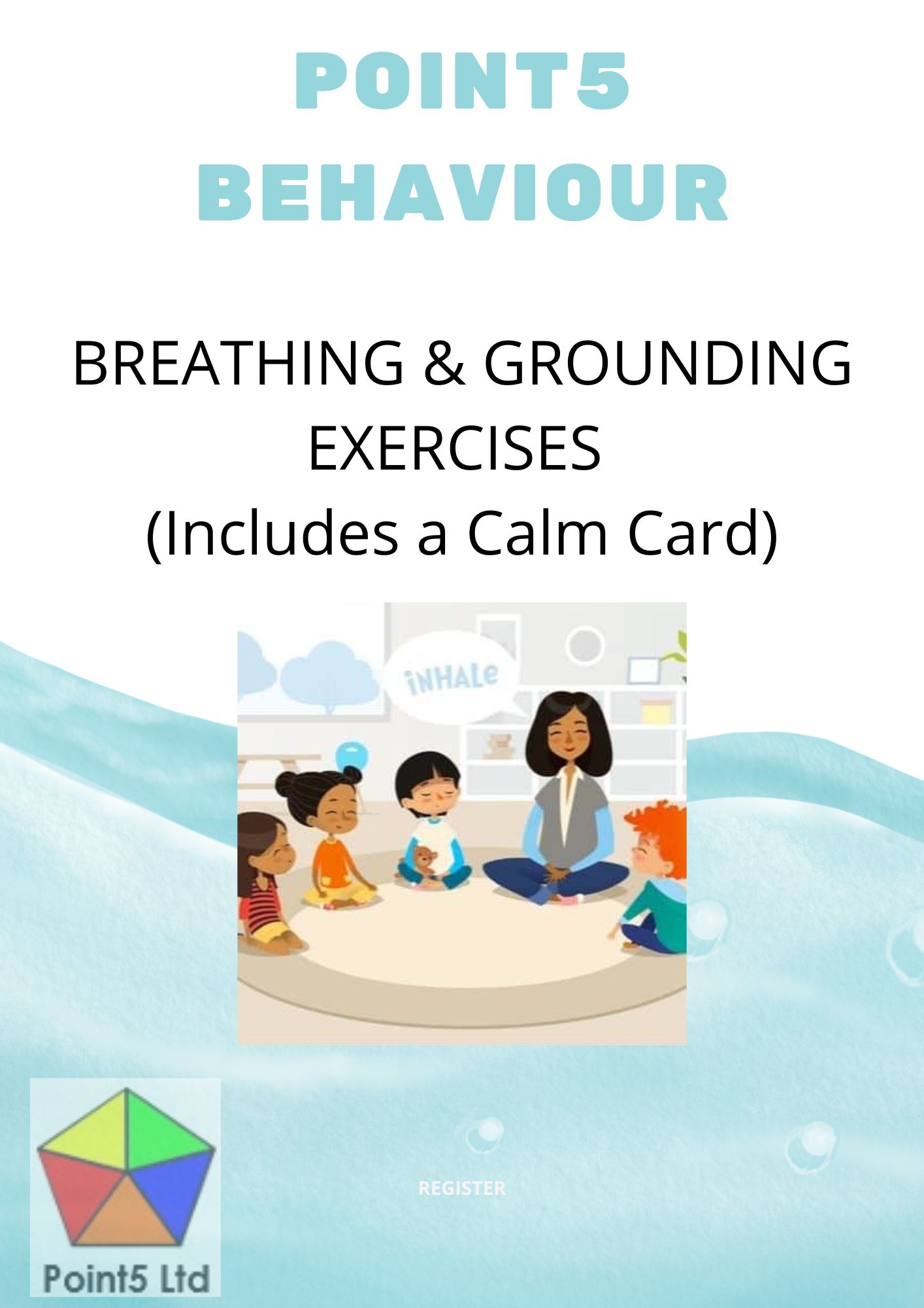 Point5 Behaviour Breathing & Grounding Exercises with Calm Card